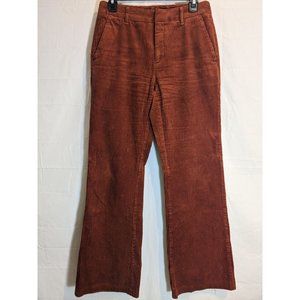Banana Republic Dark Orange Corduroy Bootcut Women's Pants Tall Size 2